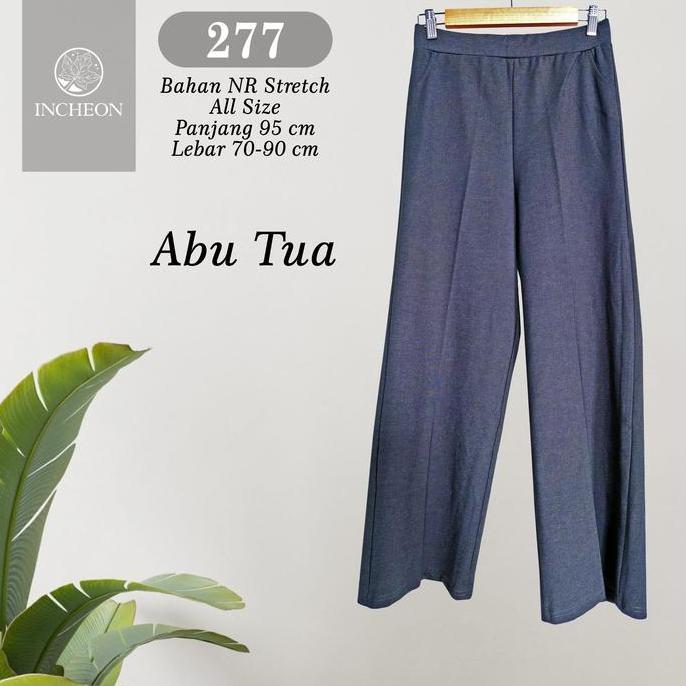 CELANA KULOT WANITA PANJANG BAHAN KAOS - 277 KS