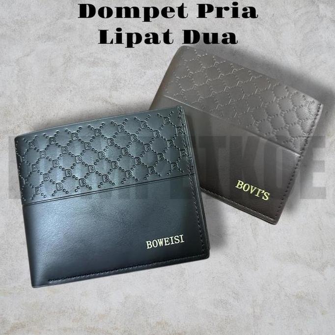 DS210 }} Dompet Pria Import Original BOVIS Model Keren Distro Harga Murah Bahan PU Premium Dewasa Hi