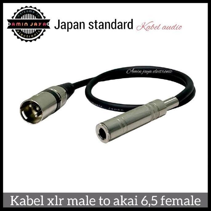 DS286 - Kabel sambungan mic ke mixer / kabel xlr male to akai female