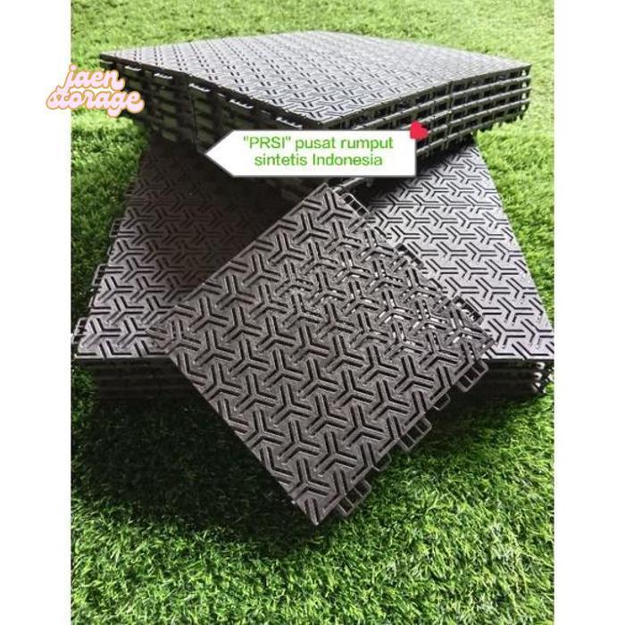 Eh76 Drainase sell alas rumput sintetis 1 meter x 1 meter tebal 1,5 cm Murah