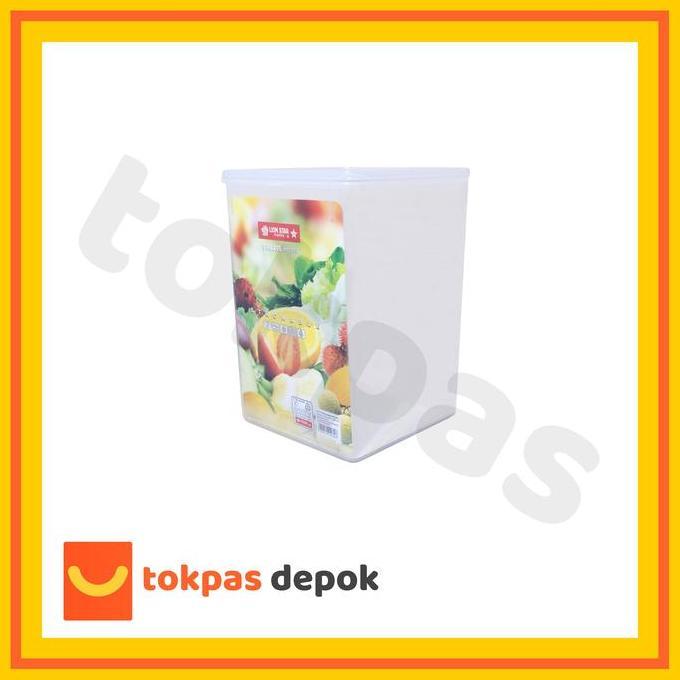 Ready stock Toples Segi 10 Liter Tempat Makanan Praxis Keeper 608 Lion Star KP 17 Plastik toples  ku