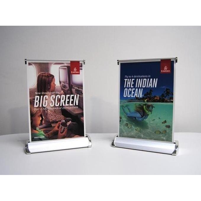 Ready Roll Up Mini Banner Ukuran A3