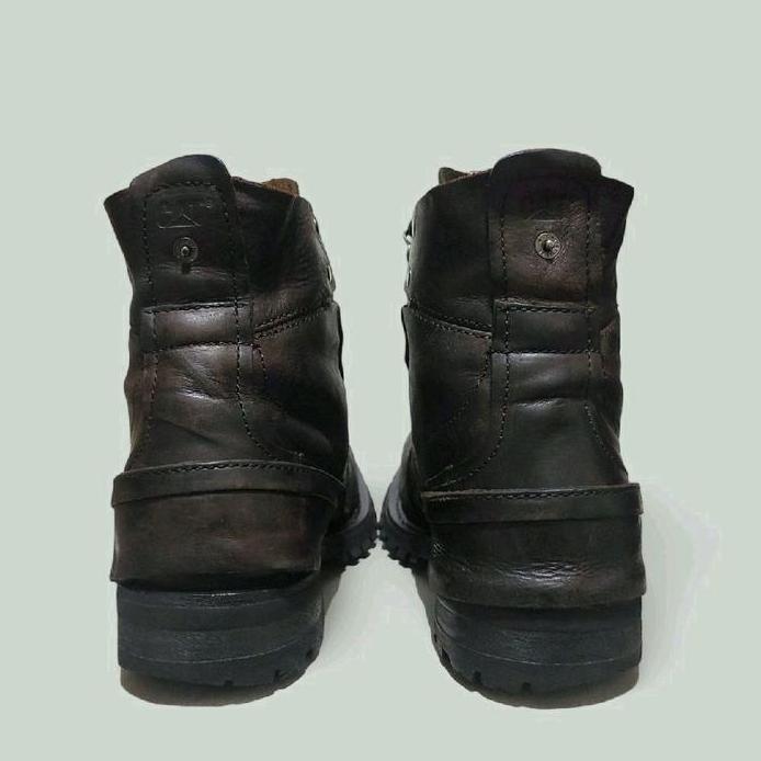 New  Sepatu Boots Pria Kulit Caterpillar Peril Vintage Original Second Size 40