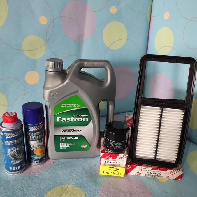 NEFERPITOU Paket service oli Pertamina Fastron Techno 10W-40 Agya Ayla 1200cc (5)