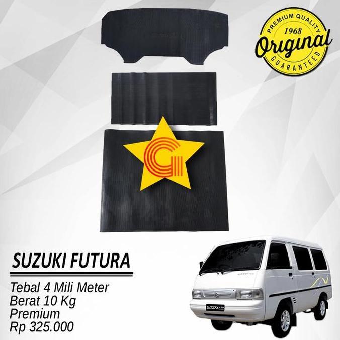 DV293 - Karpet Karet Lantai Mobil Suzuki Carry Futura Minibus Fullset