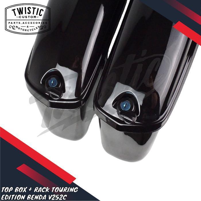 (Diskon) Side Box Saddle Side Bag Saddlebag Pannier Bracket Tas Samping Touring Edition Motor Keeway