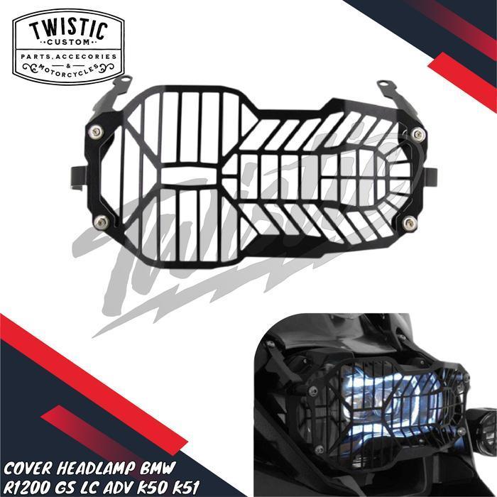 (Termurah) Cover Headlamp Grill Pelindung Lampu Depan Headlight Motor Bmw R1200Gs R1200 R 1200 Gs Lc