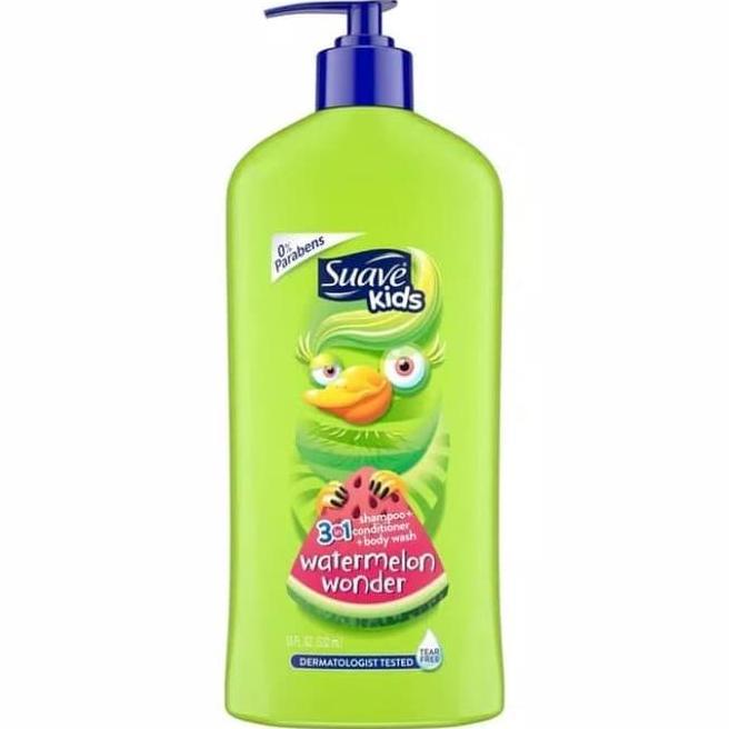 Suave Kids 3 In 1 Watermelon Wonder