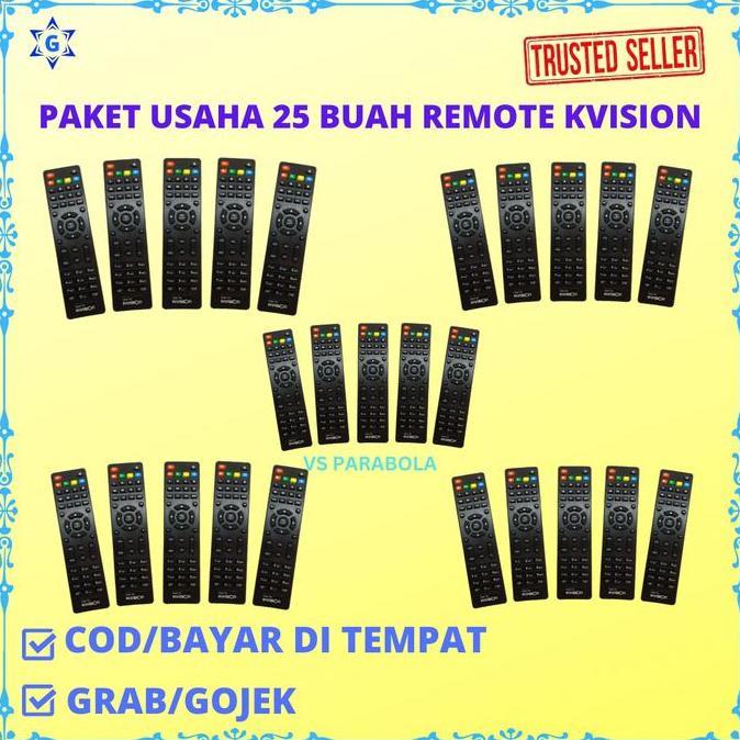 NEW PAKET USAHA 25 BUAH REMOTE KVISION BROMO C2000 LARIS MANIS