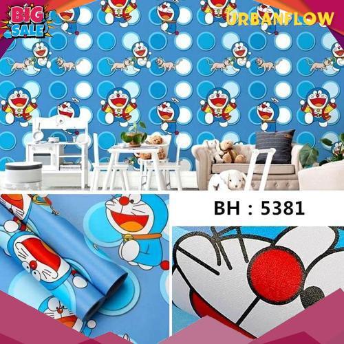 Gercep Wallpaper Dinding Doraemon Wallpaper Dinding Kamar Tidur Wallpaper Dinding Ruang Bermain Wall