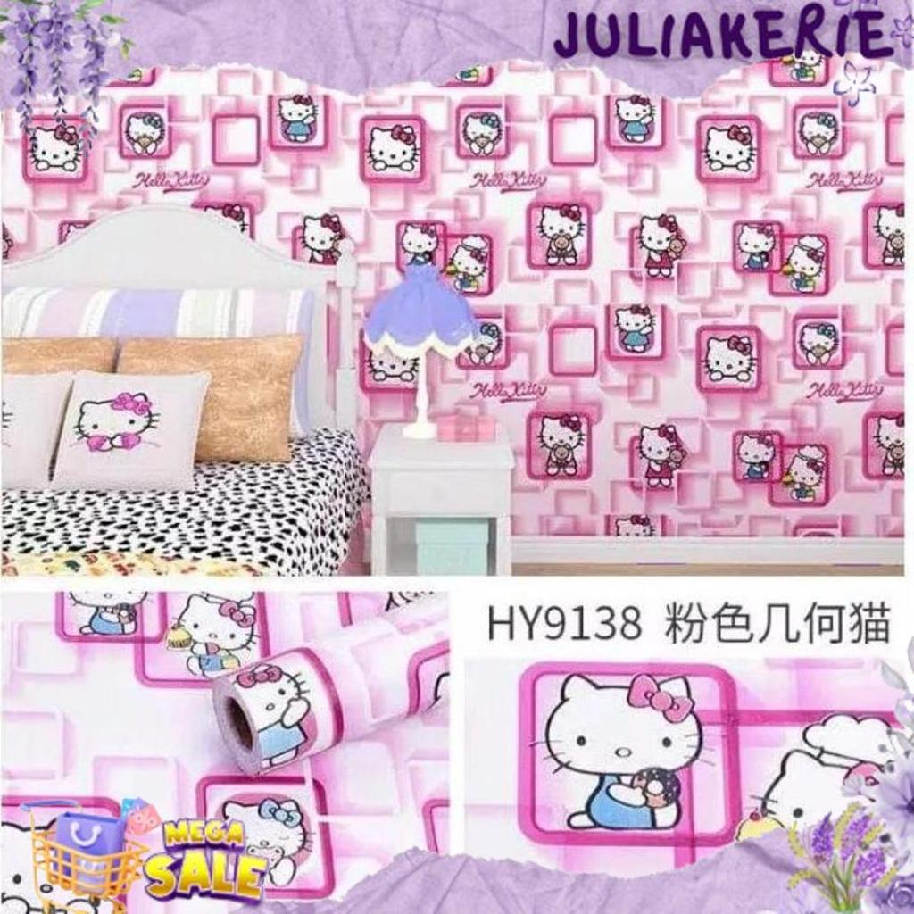 Big Promo Wallpaper Dinding Kamar Anak Wallpaper Dinding Hellokitty Frozen Wallpaper Dinding Karakte
