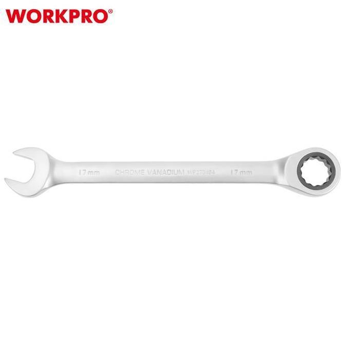 [BERGARANSI] WORKPRO WP273140 27mm Ratchet Combination Wrench (Kunci Pas Kombinasi Ratchet)