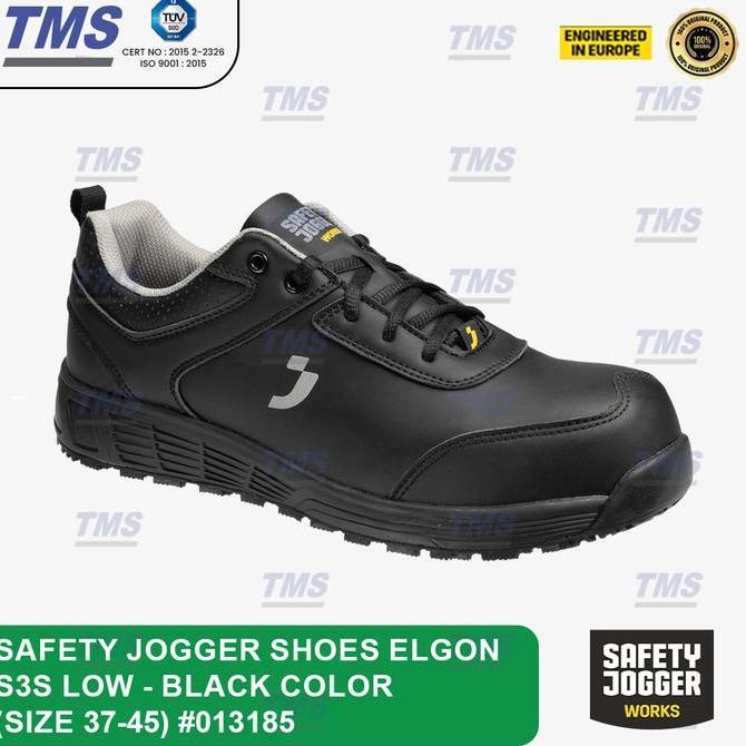 EXAMINER Sepatu Pelindung Anti Slip dan Ringan Safety Jogger Shoes Elgon S3S Low Cut #013185 - Origi