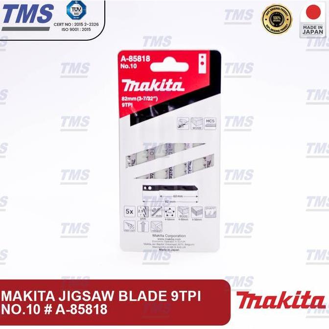 EXAMINER Mata Gergaji Mesin Jigsaw Makita 9TPI A-85818 (Kayu & Besi)-Original