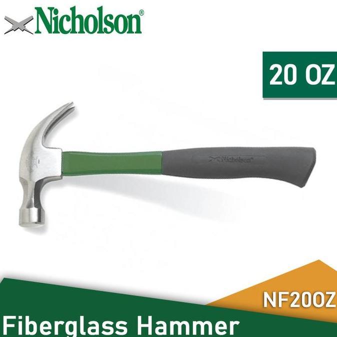 HIMIKO Palu Kambing Gagang Fiber 20 OZ Fiberglass Hammer NF20OZ NICHOLSON