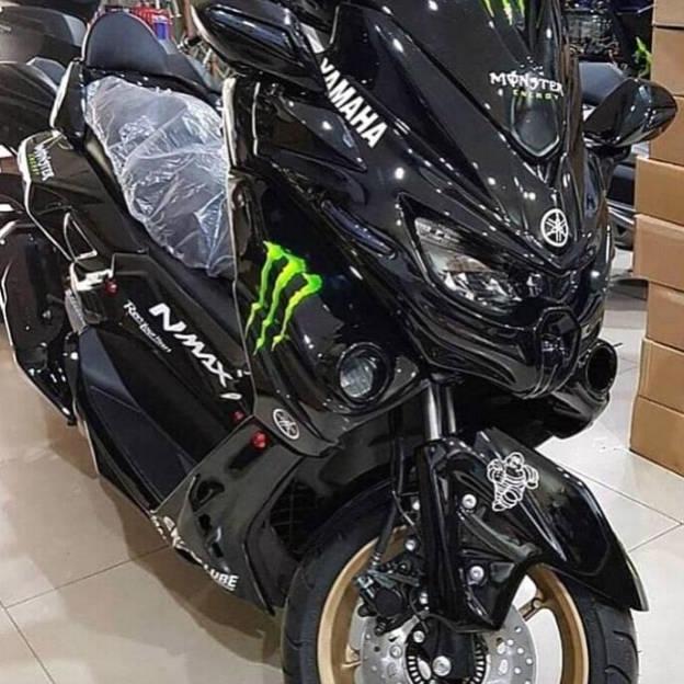 DAIKAKU Full Set Body Bodi Predator Yamaha Nmax Old ( 2015-2019 ) Grafist Hitam monster