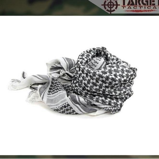 Target Military Sorban Tactical Shemagh Scarf Syal Muslim Army Loreng Baju Koko