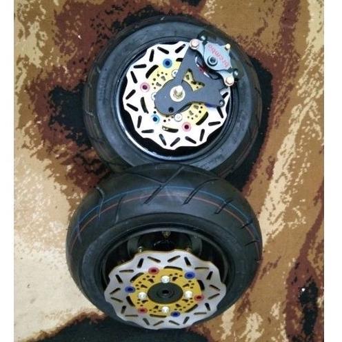 Roda Lengkap ring 8 Tromol Scooter Goped Mio, Mio Soul, Fino Lama, Mio J lama, Beat, Vario Old, Scoo