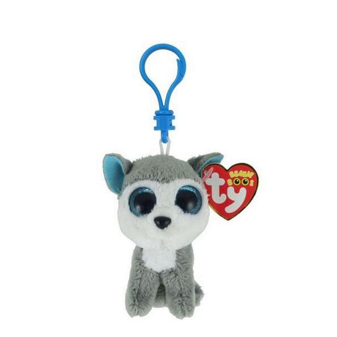 Ty Toys Beanie Boos Slush Dog Keychain - Gantungan Kunci Boneka