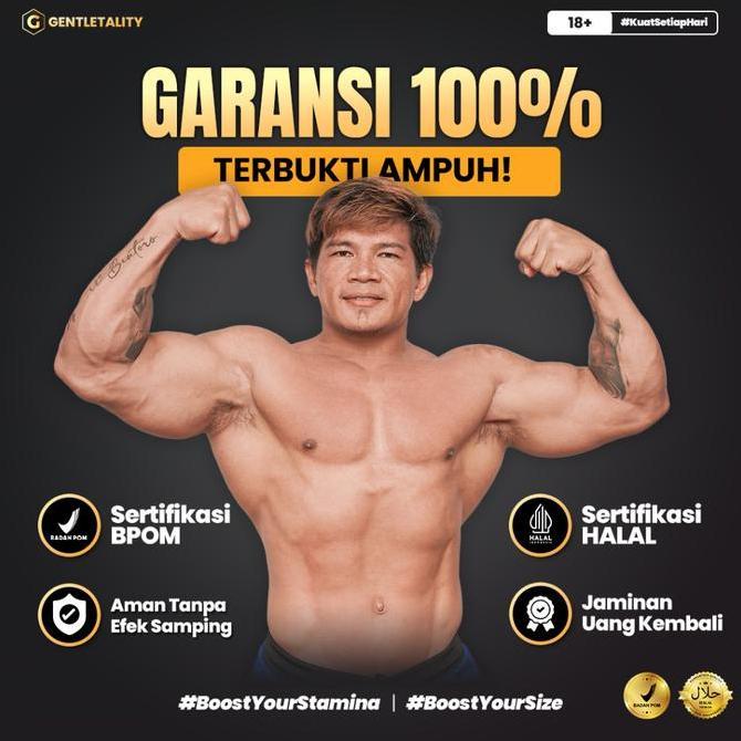 GENTLETALITY - Maxboost Ginseng Korea Penambah & Meningkatkan Stamina Vitalitas Pria