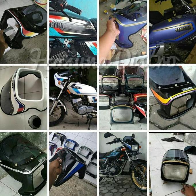 kedok lampu batok krodong lampu oval MOTOR RX KING RX S