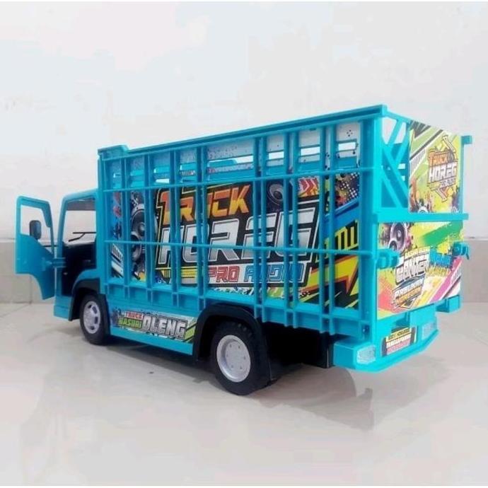 mainan truk jumbo basuri telolet, mainan truk oleng ukuran jumbo dan besar, truk jumbo full lampu da