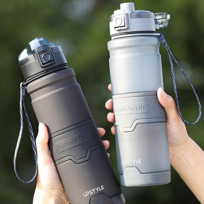 Botol Air Minum 1 Liter Botol Minum Sports Water Bottle Large Capacity Drink Bottle BPA Free [terbai