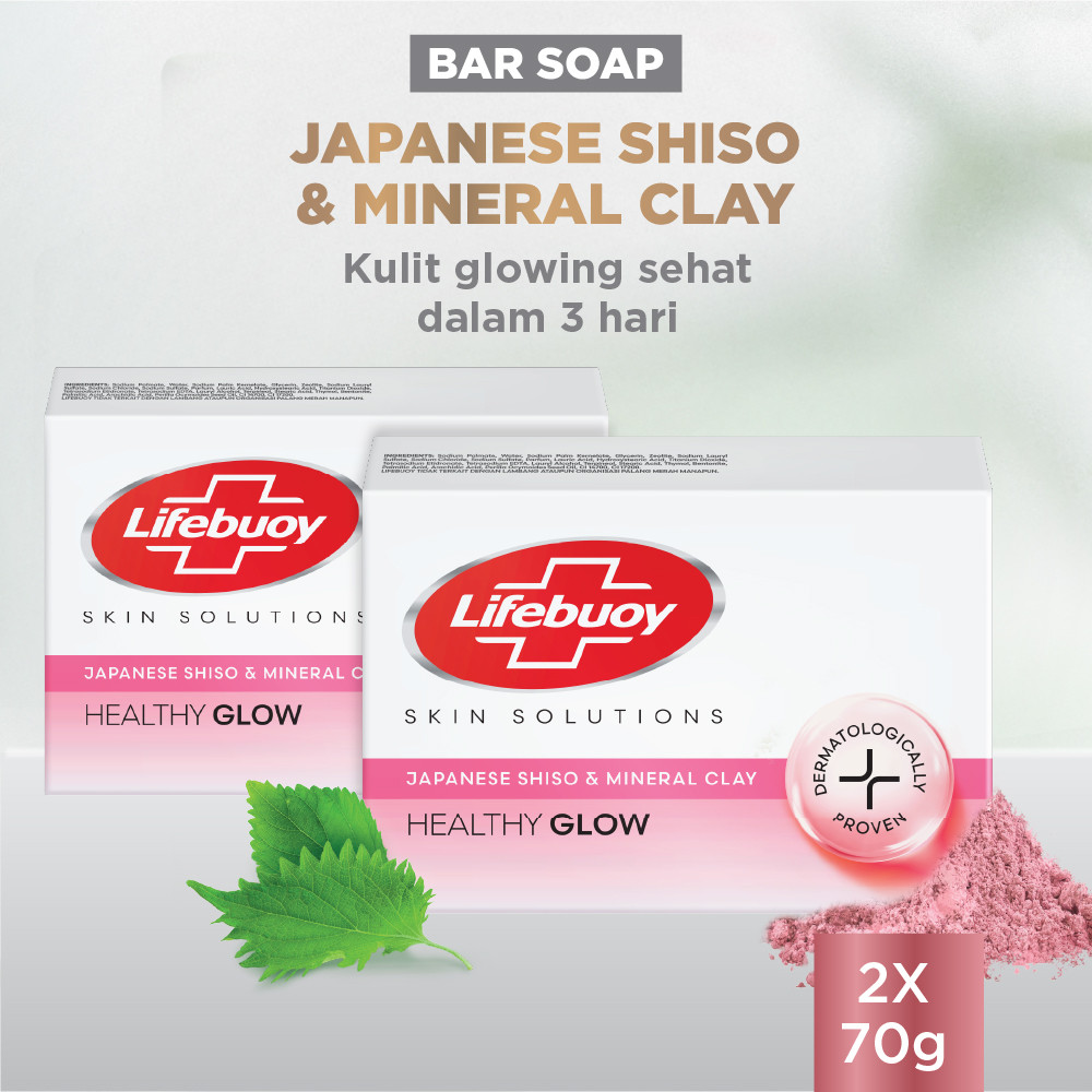 LIFEBUOY SABUN BATANG SOAP BAR JAPANESE SHISO 70G x 2