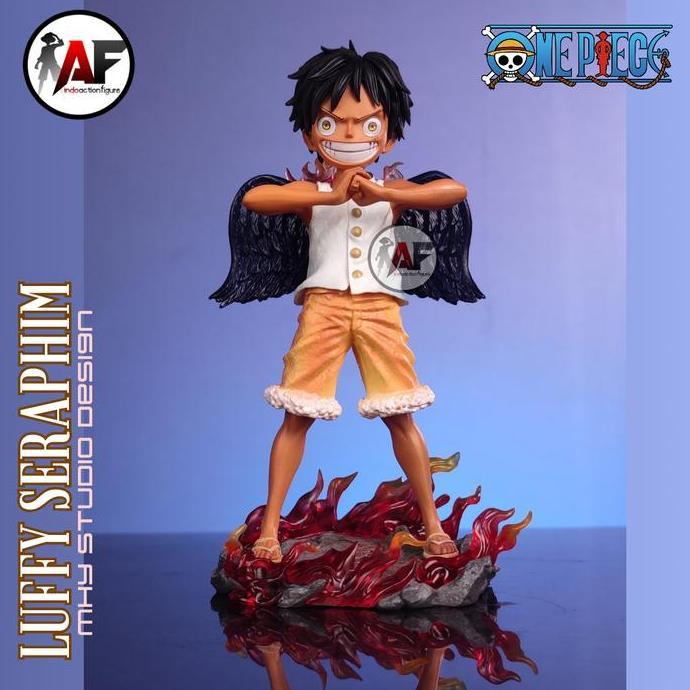 Action Figure One Piece Boa Hancock Jinbe, Mihawk, Luffy Seraphim S-Snake CJG MHY Design Recast