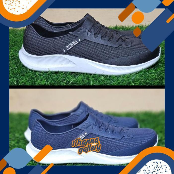 fx-45 Sepatu slip on pria karet sepatu kerja karet anti air sepatu pria anti slip Hemat