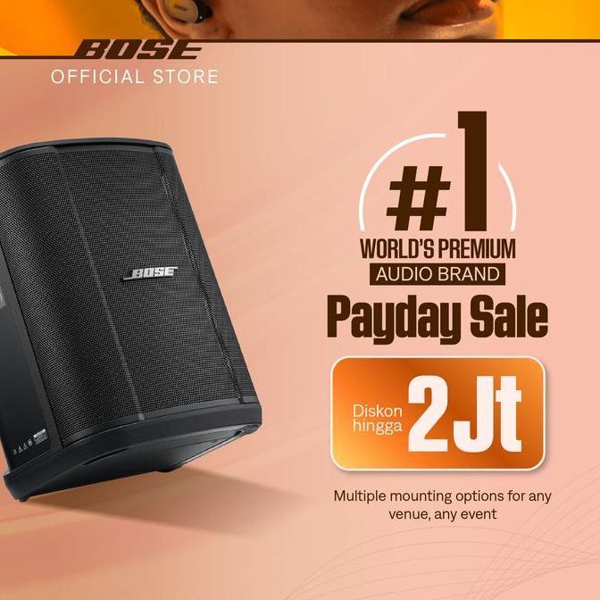 Bose S1 Pro+ Portable Bluetooth Wireless Karaoke Party Speaker System