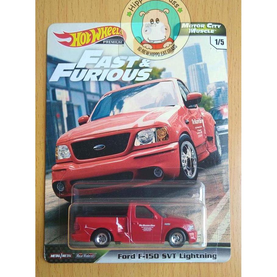 Hot Wheels Fast & Furious Motor City Muscle Ford F-150 SVT Lightning