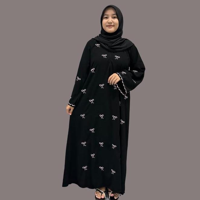 Abaya Arrabian Turkey Gamis Hitam Kekinian Terbaru - Salaf Boutique