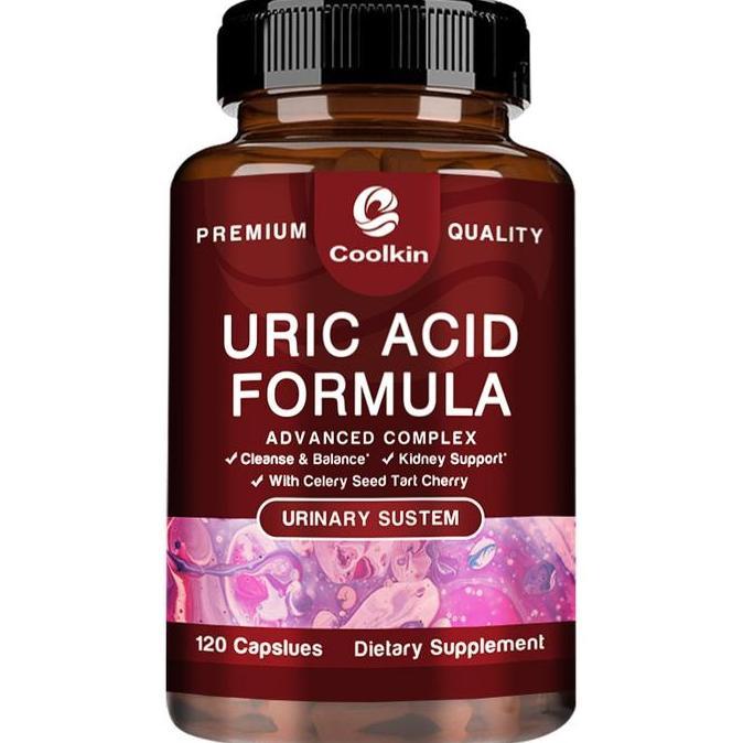 Coolkin-Kapsul Detoks Asam Urat-Ekstrak Ceri Asam-Ekstrak Biji Kopi Hijau-Bubuk Cranberry-Ekstrak Go