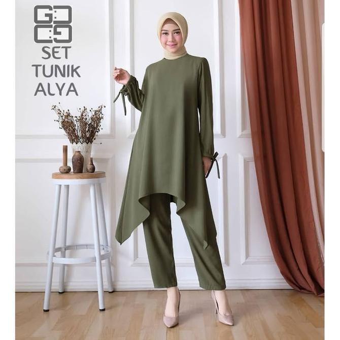 Yy-Tunik Amanda Tunik Terbaru 2022 Tunik Kekinian Wanita Murah Remaja