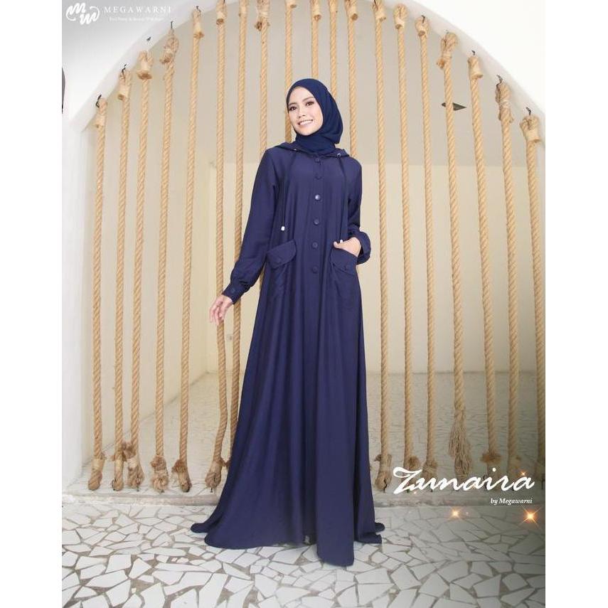 Zunaira Gamis Syar'I Dress Only By Megawarni Lembut Muslim Wanita Remaja