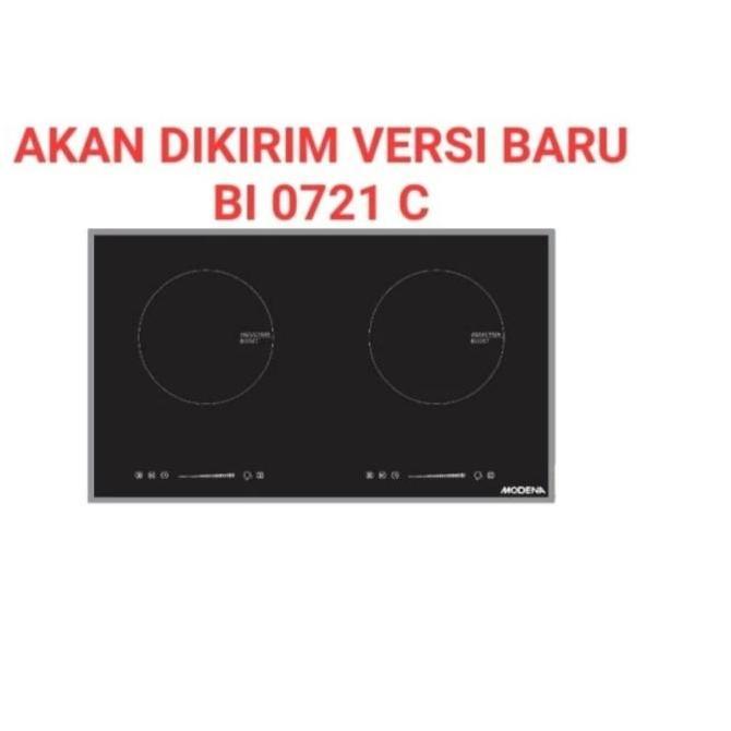 Kompor listrik induksi Modena Magne BI 0721 / Bi 0721 C New / 2 tungku