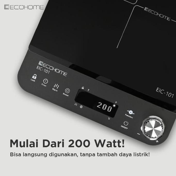 Induction Cooker EIC-101 Smart Kompor Induksi Listrik Low Watt
