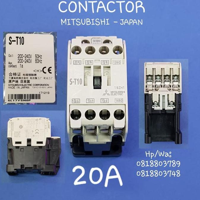 Promo Contactor Mitsubishi 20A Japan Original Diskon