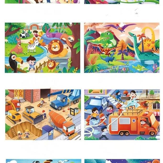 MAINAN EDUKASI ANAK PUZZLE KAYU 24 KEPING / PUZZLE ANAK MURAH 24 PCS / JIGSAW PUZZLE 1 tahun