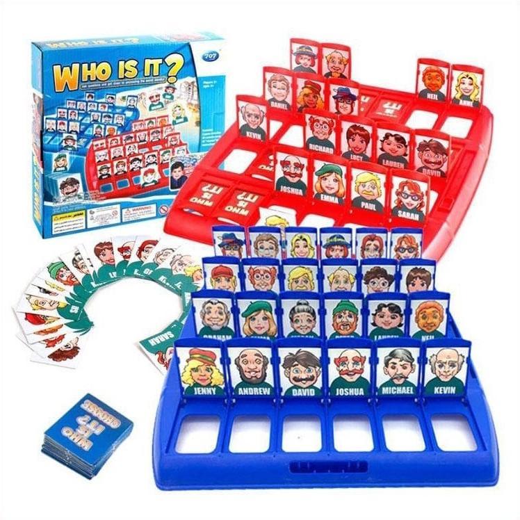 [Cod] Mainan Viral Guess Who Is It Board Game Tebak Karakter Orang