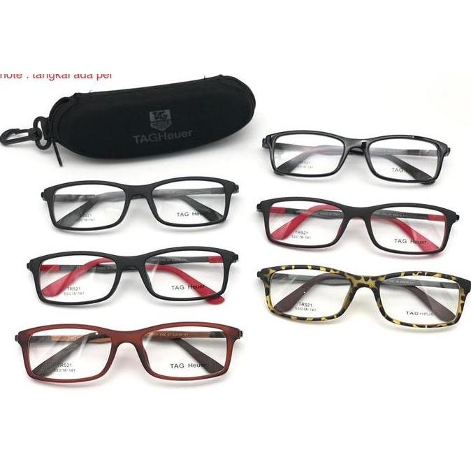 Frame Kacamata Tag Heuer 521 Hitam