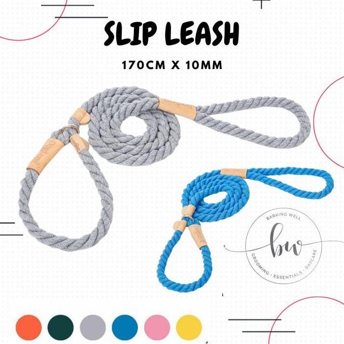 Tali Tuntun Anjing Slip Dog Leash Slip Lead Leash Cesar Milan