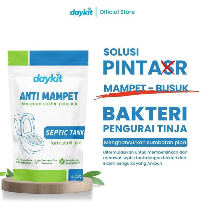 Hotoya_bankin - DAYKIT Pengurai Tinja Anti Mampet Bakteri Saluran Air 200 Gram
