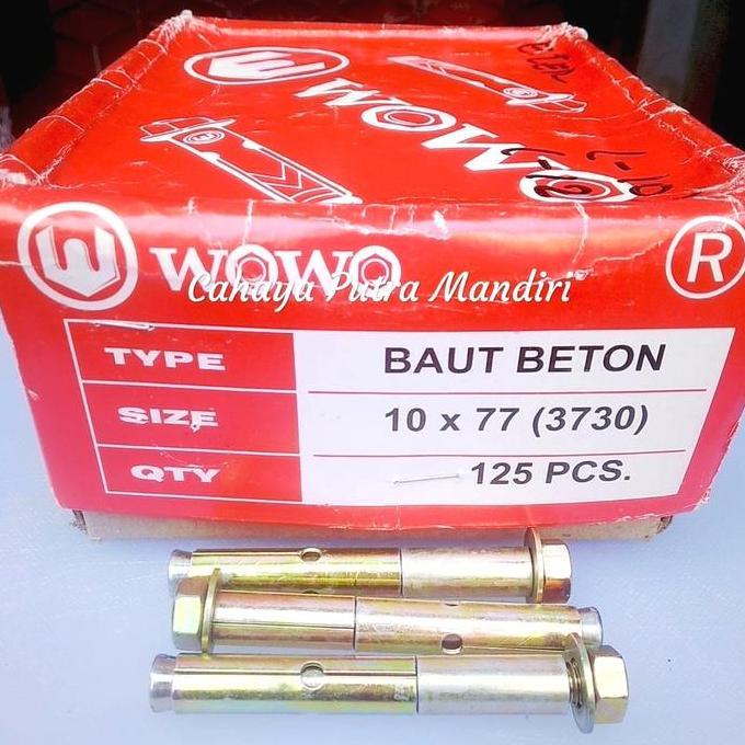 TERMURAH - Dinabolt 10x77/Dinabolt Wowo 10x77/ Baut Mur Tembok 10x77