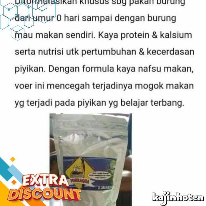 [Jtm] Voer Aqua Lolohan Pakan Lolohan Burung Murai 250Gram Drs 0411