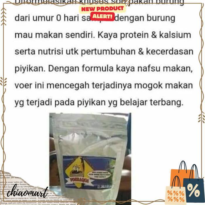 [Jtm] Voer Aqua Lolohan Pakan Lolohan Burung Murai 250Gram Drs 0411