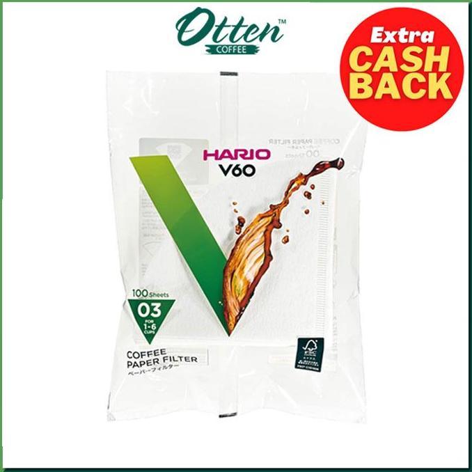 Hario VCF-03-100W Paper Filter - White -