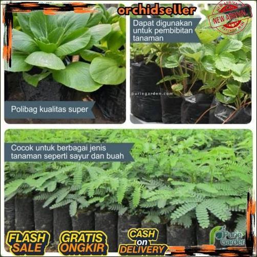 New Sale Polybag Polibag Tanaman 10x15 cm Kemasan Berat 1Kg PG SBY