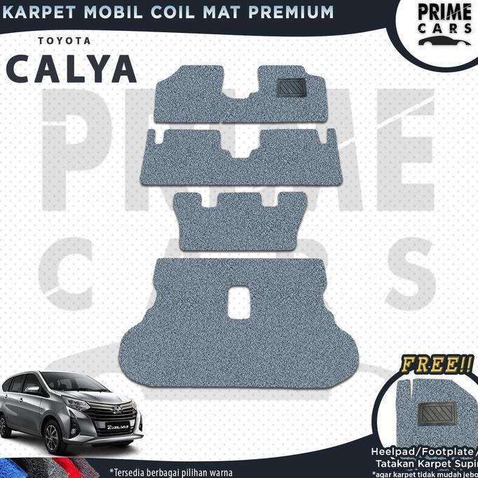 NEW Karpet Mobil Coil mat CALYA - Mie Bihun 1 Warna Full set Toyota Accessories Car